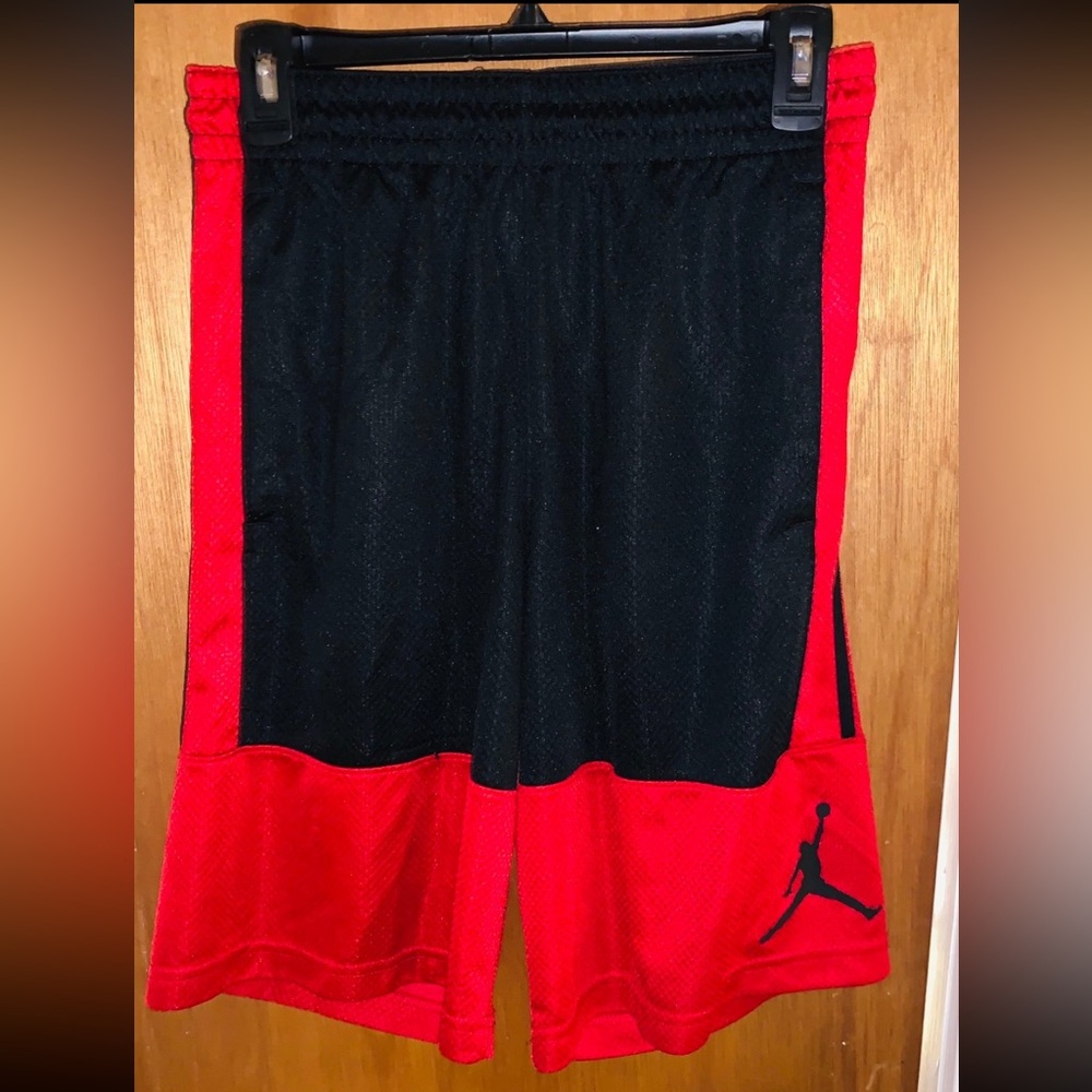 Jordan Black and Red Performance Shorts